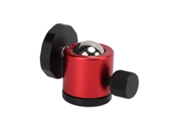 Cabezal de bola con tornillo de 1/4 de pulgada, cabezal de trípode de 360°, accesorio para cámara