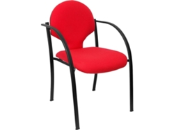 Conjunto de 2 Sillas de Confidente PIQUERAS Y CRESPO Hellin Rojo