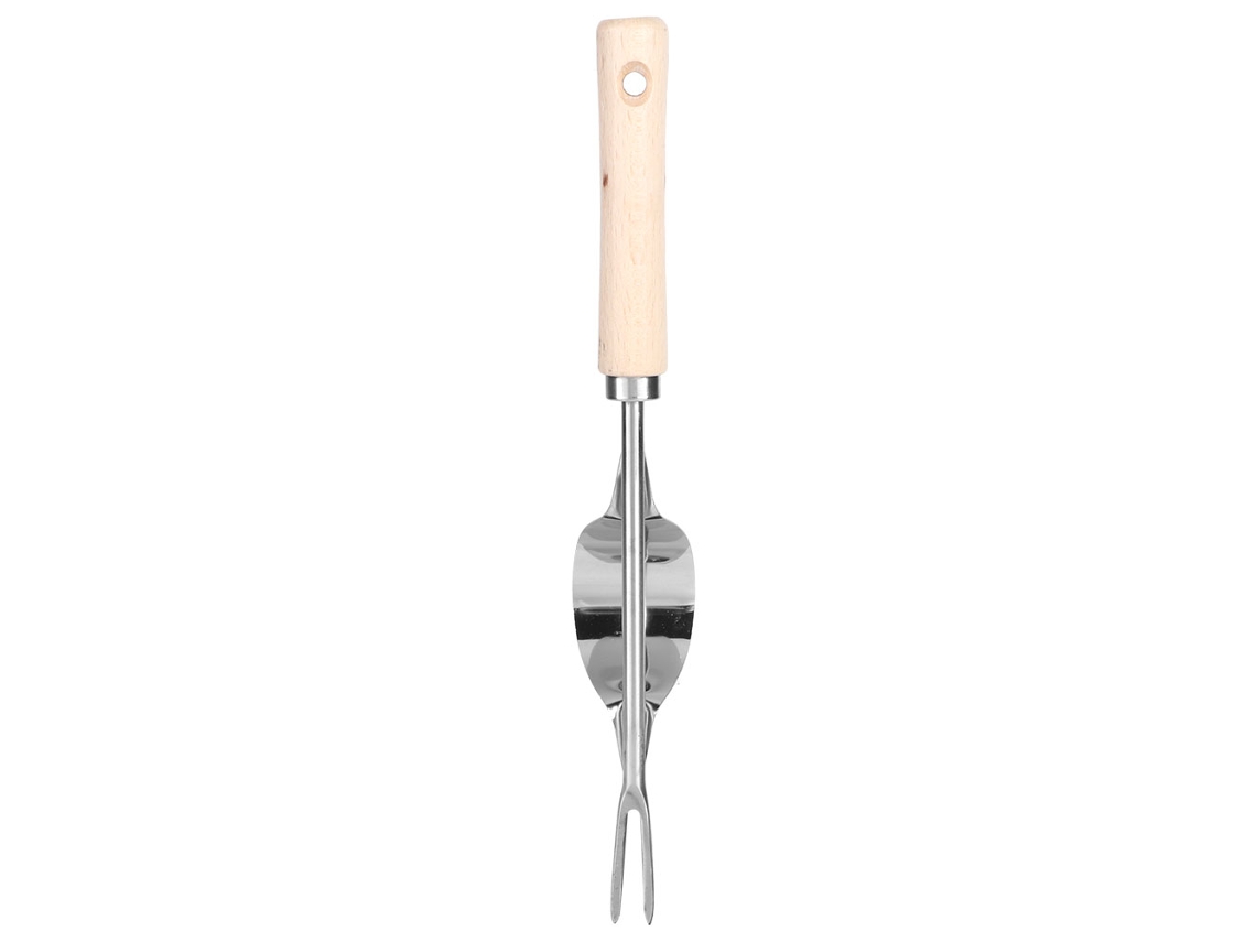 Extractor de malas hierbas portátil de acero inoxidable para jardín y césped.