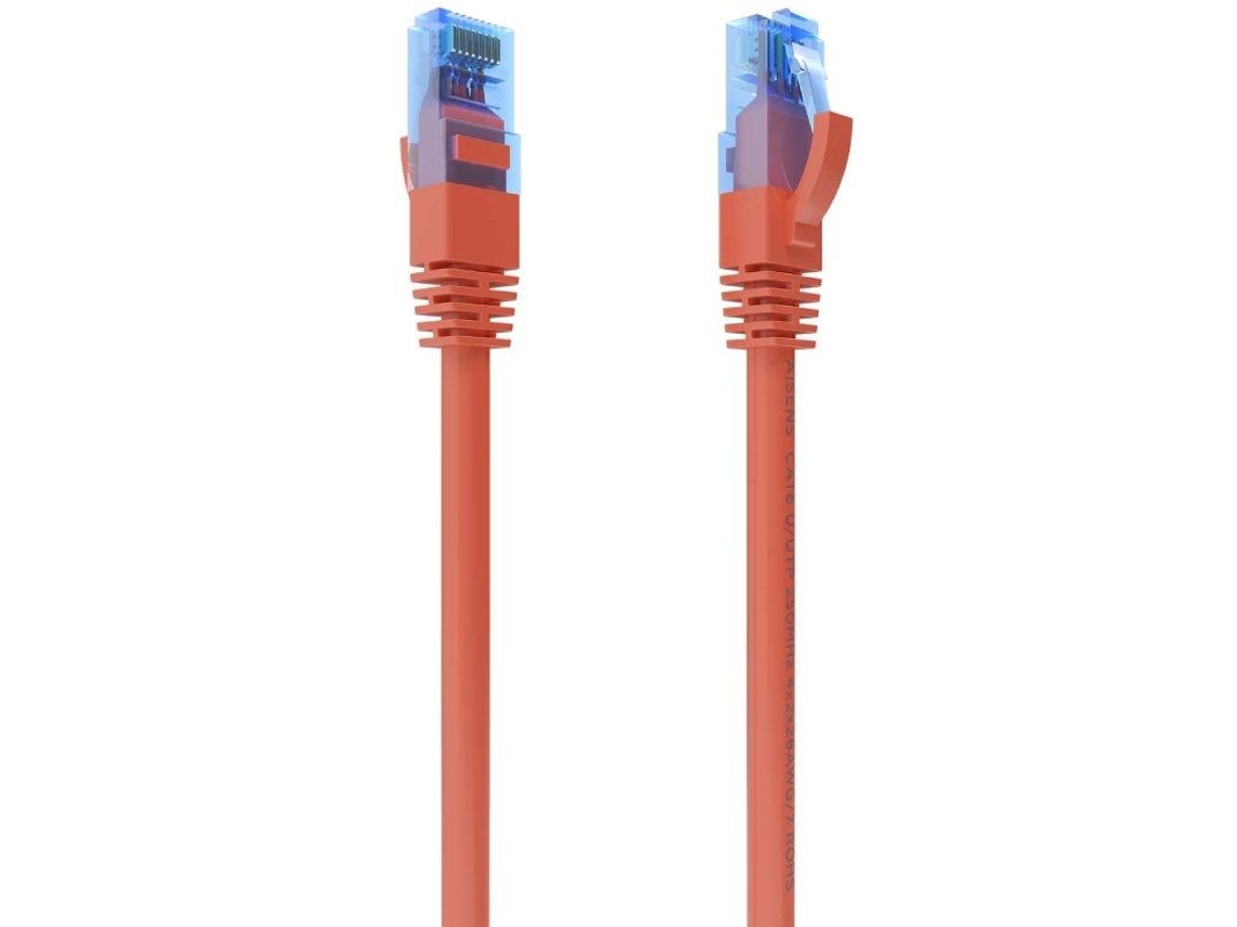 Cable de Red Rj45 Awg26 Cca Utp AISENS A135-0787 Cat.6/ 50Cm/ Rojo