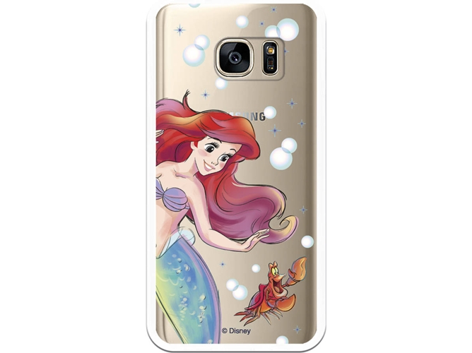 Carcasa Samsung Galaxy S7 DISNEY Ariel y Sebastián Multicolor