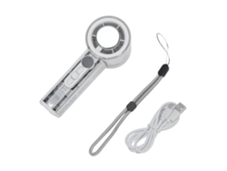 Ventilador Portátil Con Sistema De Refrigeración Por Hielo, Recargable Por Usb, 100 Velocidades, 13000 Rpm.