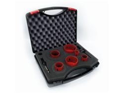 Juego de coronas de perforación bimetálicas M3 HSS 5551, diámetro de 22 mm, diámetro de 35 mm y diámetro de 44 mm, acero de alta velocidad M3, 8 piezas (HSS)