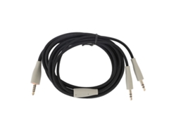Cabo De Headset Para Mmx100 Comprimento 2m 3.5mm Para Plugue Duplo 3.5mm Cabo De Substituição Para Pc Cinza