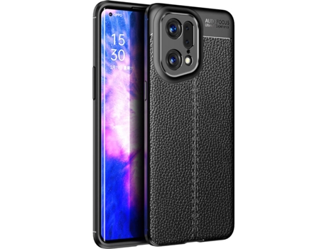 Carcasa Oppo Find X5 Lite Rugged Leather Negro