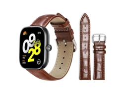 Correa para Xiaomi Band 9 Pro / Redmi Watch 6 / 5 - Piel - Hebilla - Textura de bambú