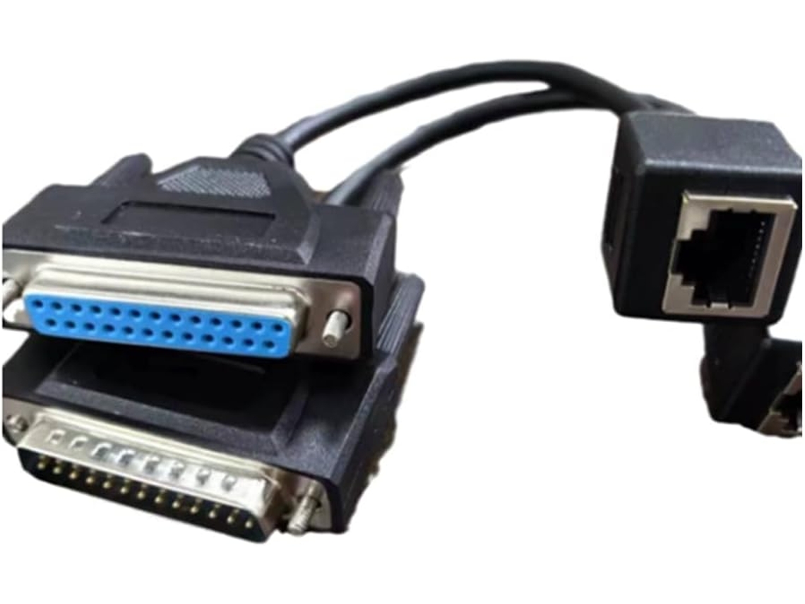 Adaptador De Cable De Señal Ilda A Rj45 Db25 Macho E Interfaz De Red