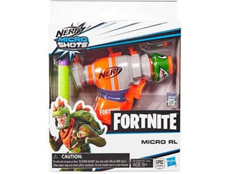 Lanzador HASBRO Nerf Fortnite Micro Shots - Micro RL (Edad Minima: 8)