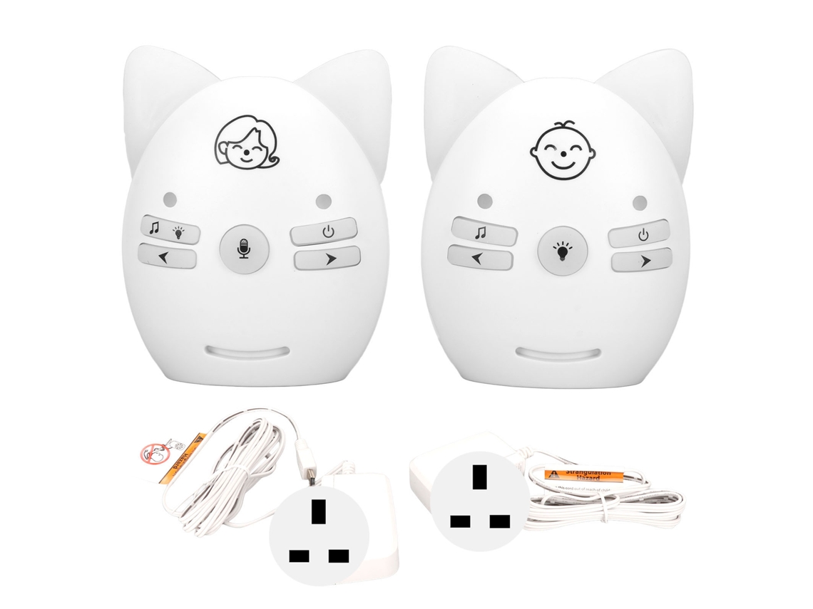 Monitor Bebê Sem Fio Com Áudio Bidirecional Intercom E Luz Noturna Para Cuidado Infantil