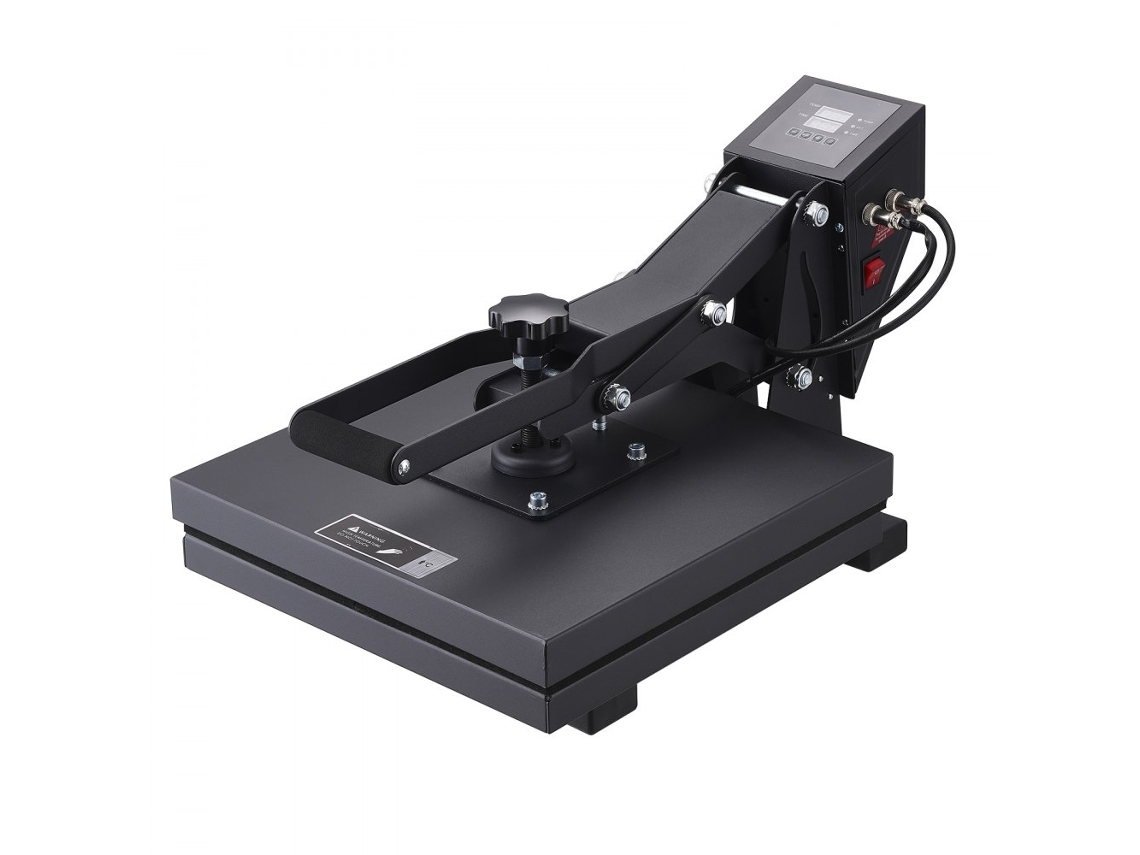 Prensa térmica para sublimación textil de 38 x 38 cm y 1200 W con control digital Tekmaquinas