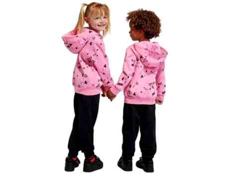 Chándale de Niños para Fitness ADIDAS Completo Lk Bluv Rosa (104 cm)