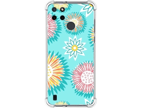 Carcasa Realme C21Y TUMUNDOSMARTPHONE Dibujos Antigolpes Flores 05 Multicolor