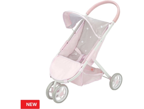 Coche de Muñecas ARIAS Silla de Paseo Emma 62 cm (Edad Mínima: 3 Años - 32,5 x 8 x 45,5 cm)