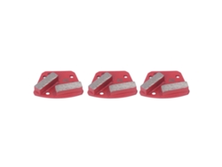 3 Piezas Zapatos De Esmerilado Diamante 30 Gritos Trapecial Herramienta De Corte Para Suelos De Concreto 2 Dientes Largos