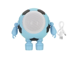 Alto-falante Bluetooth 5.0 Portátil Pequeno Com Bateria Longa Duração Conexão Em Série Estéreo Azul