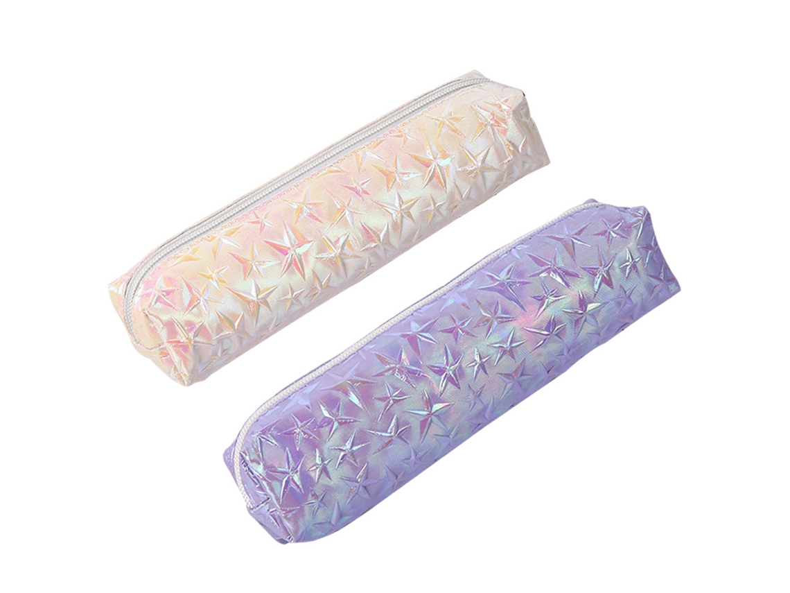 VIVILIYYA Bolsa De Lápis Caso De Lápis Cosméticos Maquiagem Bolsa De Lápis Papelaria Bolsa Caso, Zipper Bag, 20,5 4,5 4,5cm