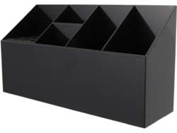 Soporte Pour Tijeras De Coiffure En Abs Negro Organiseur D’outils Salon Boîte Rangement Polyvalente