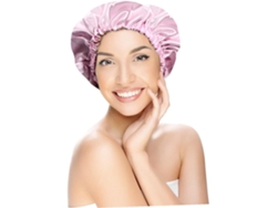 Gorro de noche ajustable de satén para mujer, suave y de doble capa, ideal para quimioterapia.