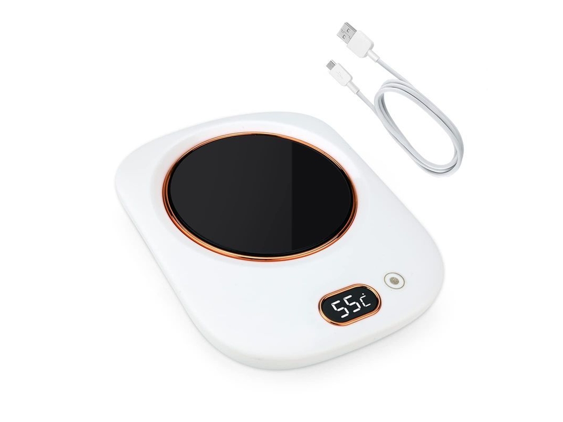 2026-calentador De Tazas Eléctrico Usb Para Oficina, 3 Niveles De Temperatura, Calienta Tazas De Cerámica, Vidrio, Acero Inoxidable