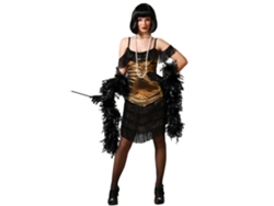 Disfraz Cabaret Dorado Flecos Mujer Adulto XL ATOSA
