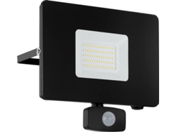 APLIQUE EGLO FAEDO 3 50W C/SENSOR PRETO