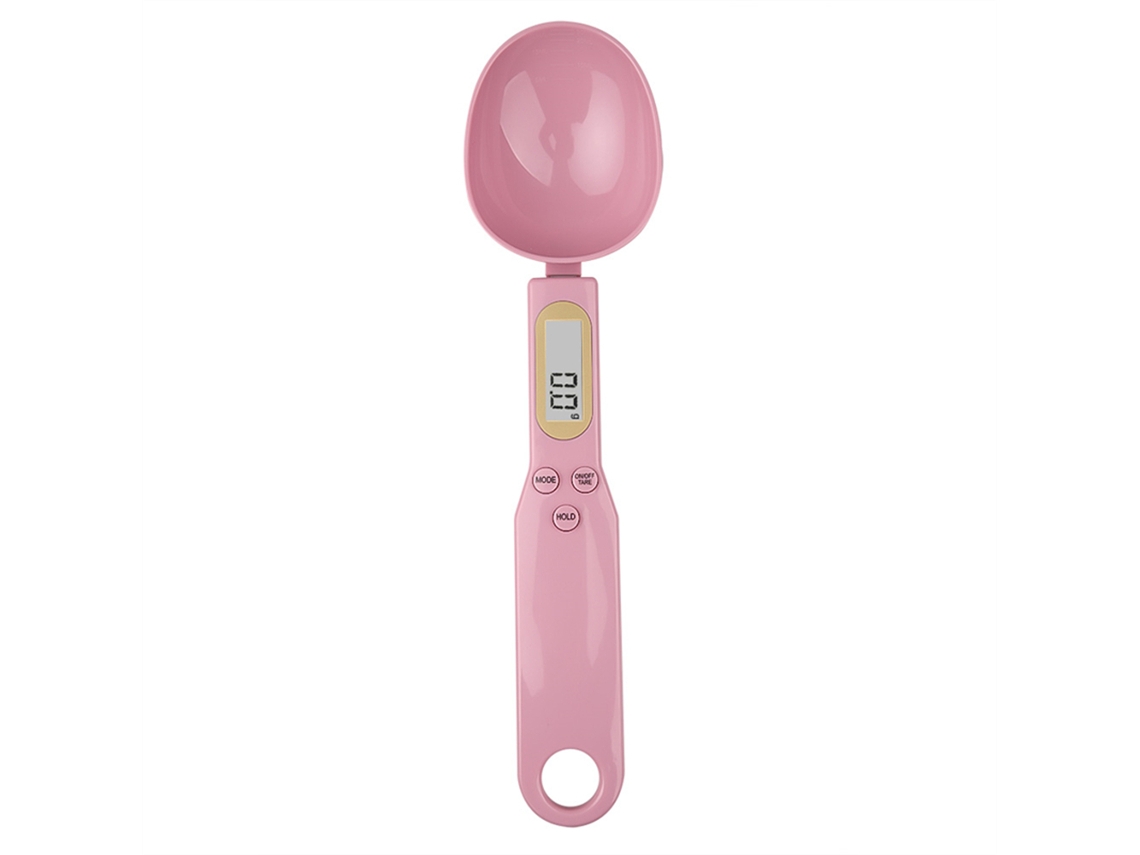 Cuchara De Cocina Digital (rosa), 500 G/0,1 G, Báscula Electrónica Lcd, Taza Medidora Con Precisión De 0,1 G.