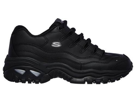 Zapatillas Deportivas SKECHERS Energy (Negro - Material Sintético, Cuero Natural- 39)