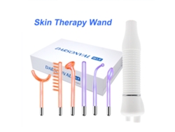 Máquina De Spa Facial De Alta Frecuencia Con Varilla De Vidrio Electrodos Y Luz Led Para Cuidado De La Piel Y Acné