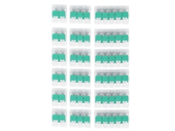 Kit de 60 conectores de cableado sin tornillos PCT662/663/665 para iluminación (verde)