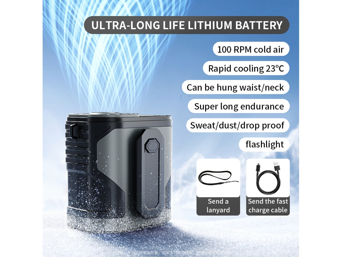 Linterna portátil USB F83 Yuysan de 5000 mAh, color gris