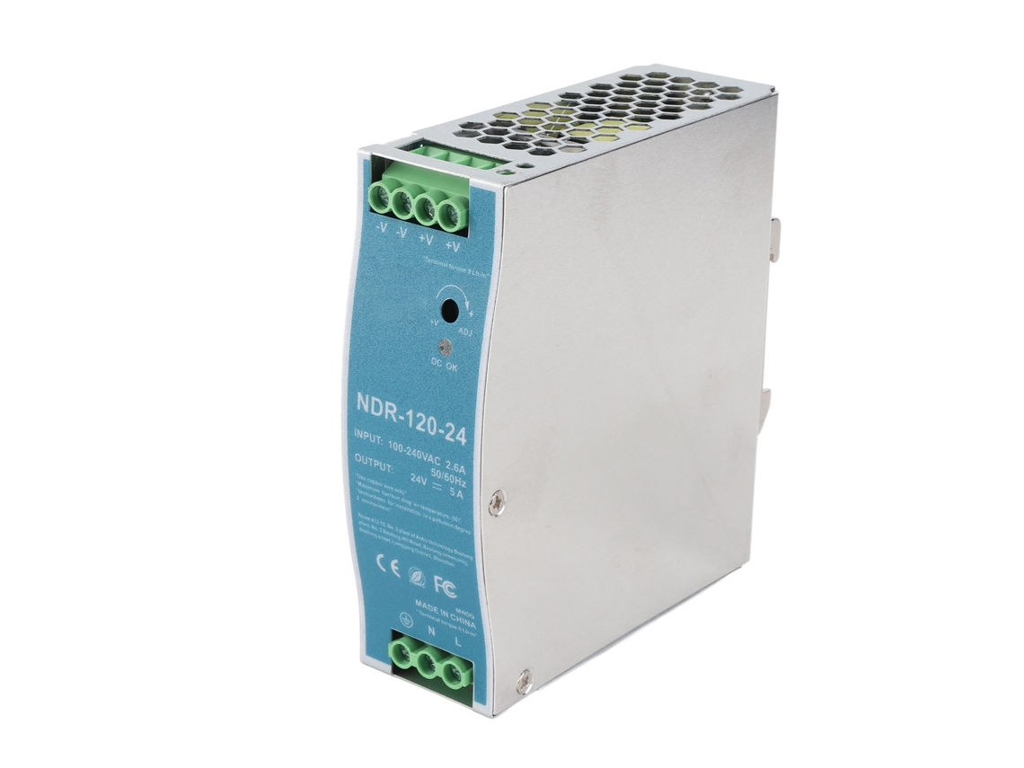 Fuente De Alimentación Rail Industrial 24v 5a 120w