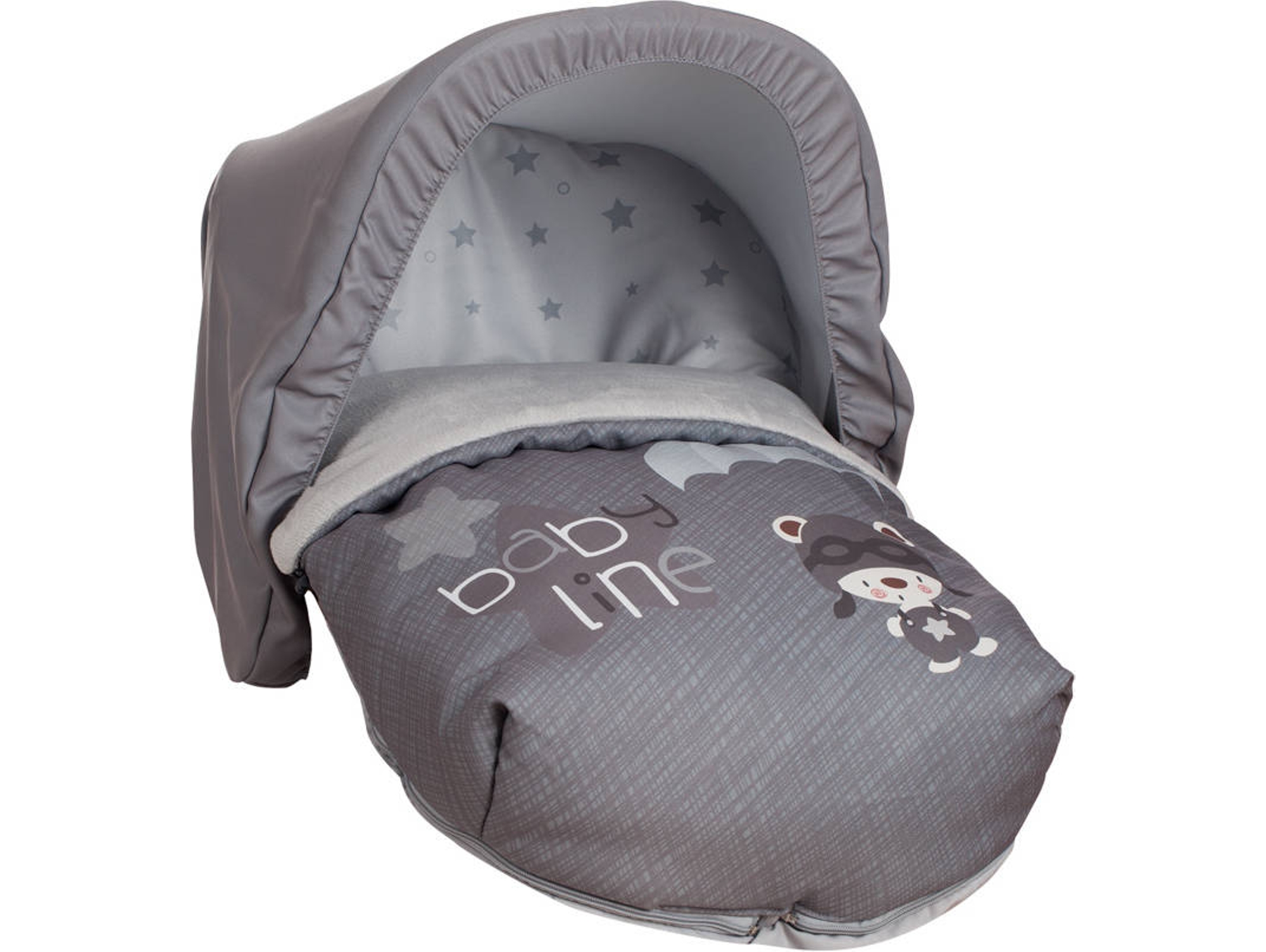 Funda Protectora BABYLINE Paracaidista Gris Grupo 0 (oferta de capota)