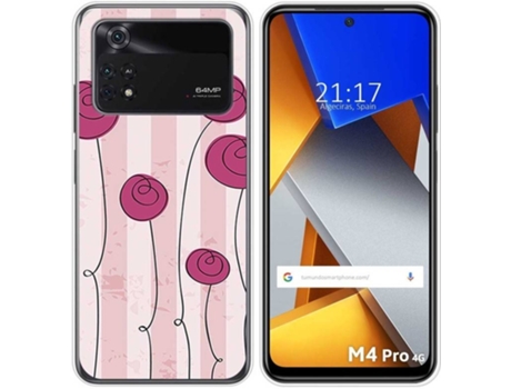 Carcasa para Xiaomi Poco M4 Pro 4G TUMUNDOSMARTPHONE Dibujos Flores Vintage Multicolor