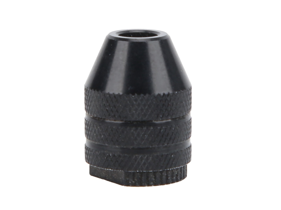 Adaptador de acero al carbono con múltiples abrazaderas y sistema de cambio rápido para accesorios de rectificado cónico rotativo, modelo M7x0.75.