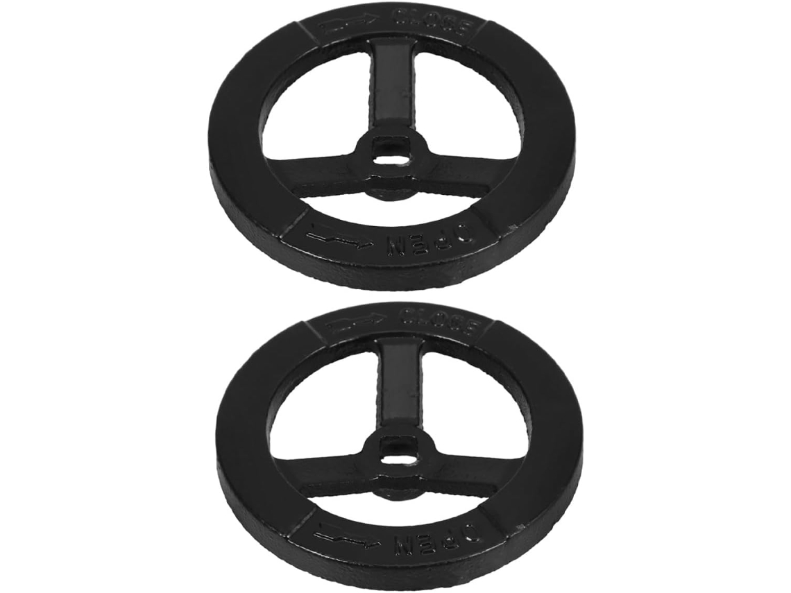 Volante de hierro negro para válvula contra incendios, fácil de instalar, estable.
