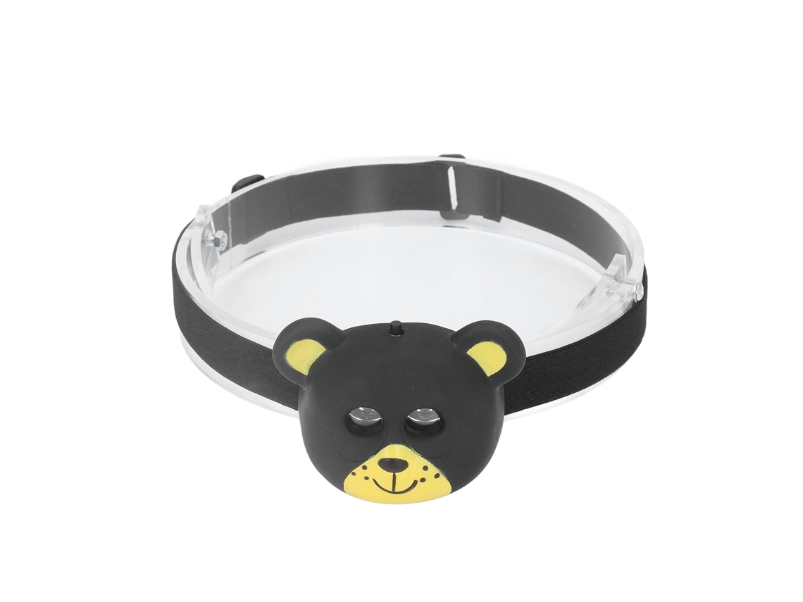 2026-linterna Frontal Para Niños Con Diseño De Oso Cute 2 Modos Ligera Led Para Patinaje Al Aire Libre Y Lectura