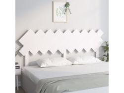 Cabecero De Cama Madera Maciza De Pino Blanco 178x3x80,5 Cm