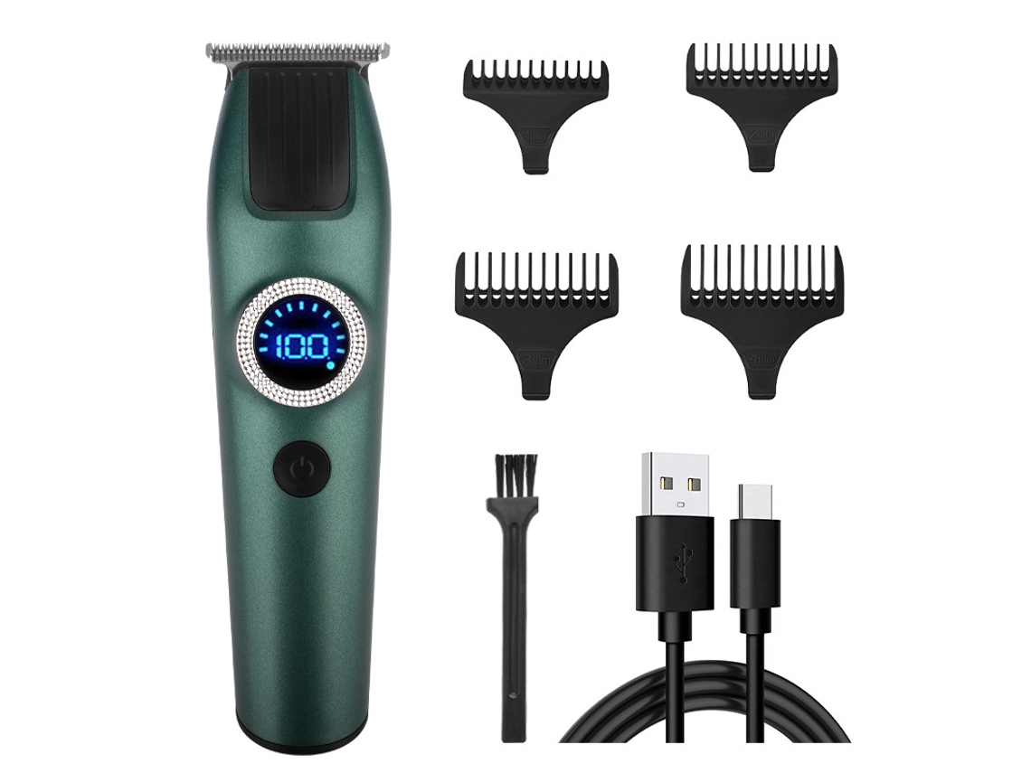 Cortapelos Recargable Con Pantalla Digital Lcd Henten Home