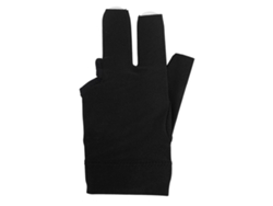 Guantes De Billar De 3 Dedos Transpirables, Elásticos Y Antideslizantes Para Entrenamiento Y Competición - Negro