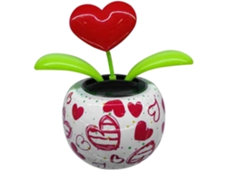 Adorno de flor danzante con energía solar para decoración