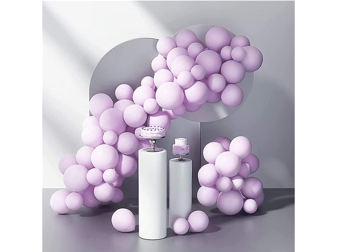 Globos VENISYMLIS Purple 10 Inch 100Pcs Latex Decorating