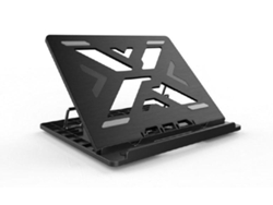 Conceptronic Ergo Soporte de refrigeración para portátil 39,6 cm Soporte para portátil de 15,6'' negro