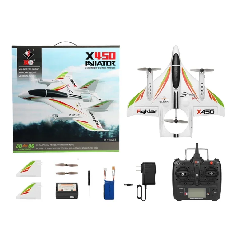 Avión Teledirigido De Ala Fija Led De 6 Canales, 3d, 6g, 2,4 G, Con Despegue Y Aterrizaje Vertical
