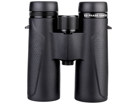 Prismáticos Compactos 12X42 para Observación de Aves, Caza, Eventos Deportivos, Viajes, Aventura y Espectáculos Negro
