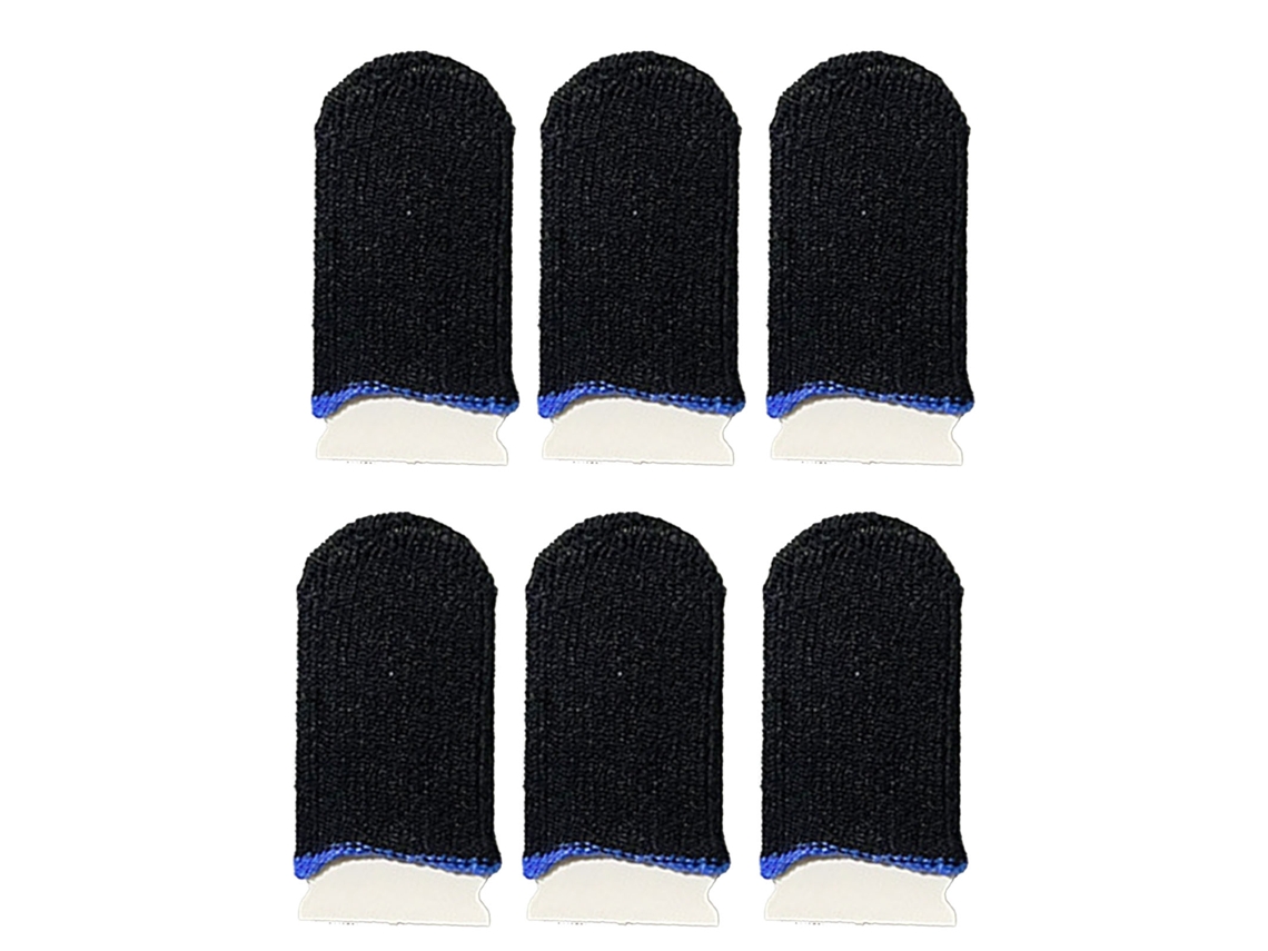 Luvas De Dedo Para Jogos Anti Sudor Fibra De Carbono 24 Costuras Para Celular Gamer