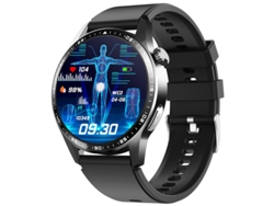 Smartwatch Yizhood F400 1.55 Inch Bluetooth Llamada Tensiómetro 350 Mah (android E Ios - Negro)