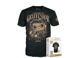 T-shirt FUNKO Pop! Tees Harry Potter Quidditch Harry Potter (Tam.: L)