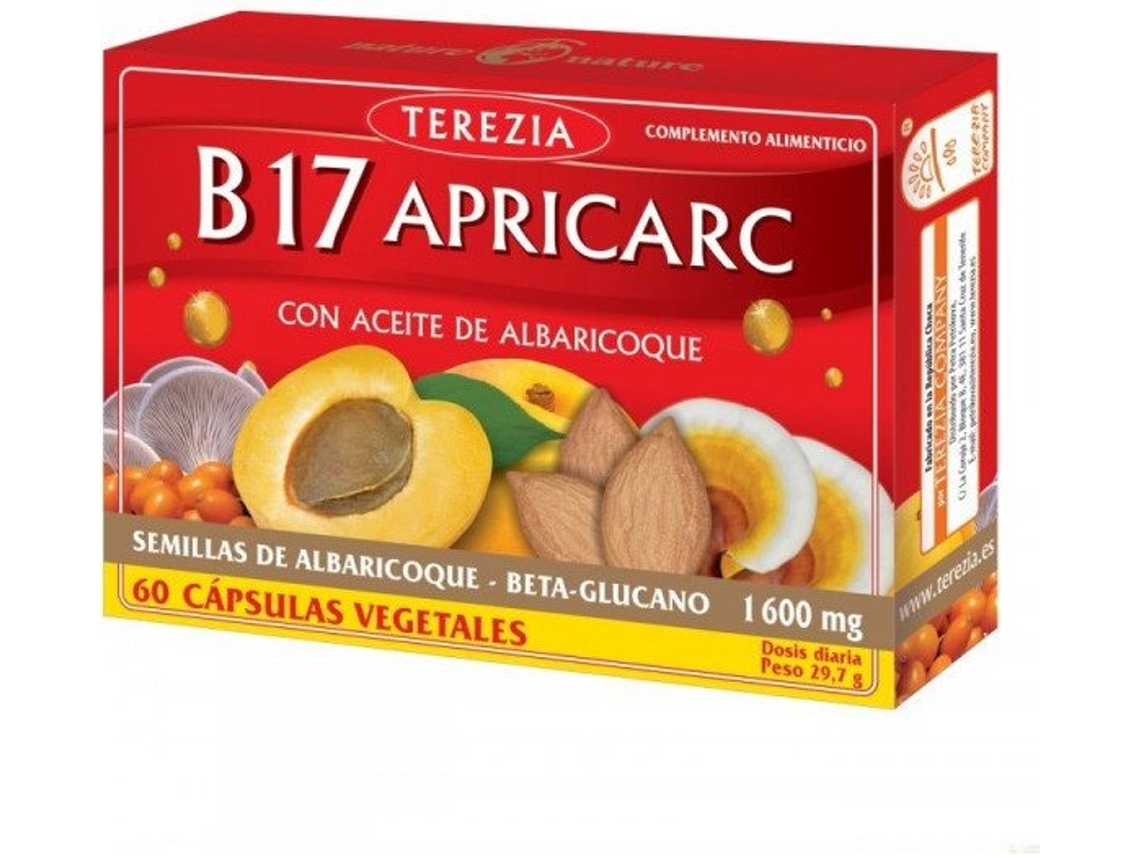 Complemento Alimentar TEREZIA B17 Aceite Semilla 50+10 Cps (60 Cápsulas)