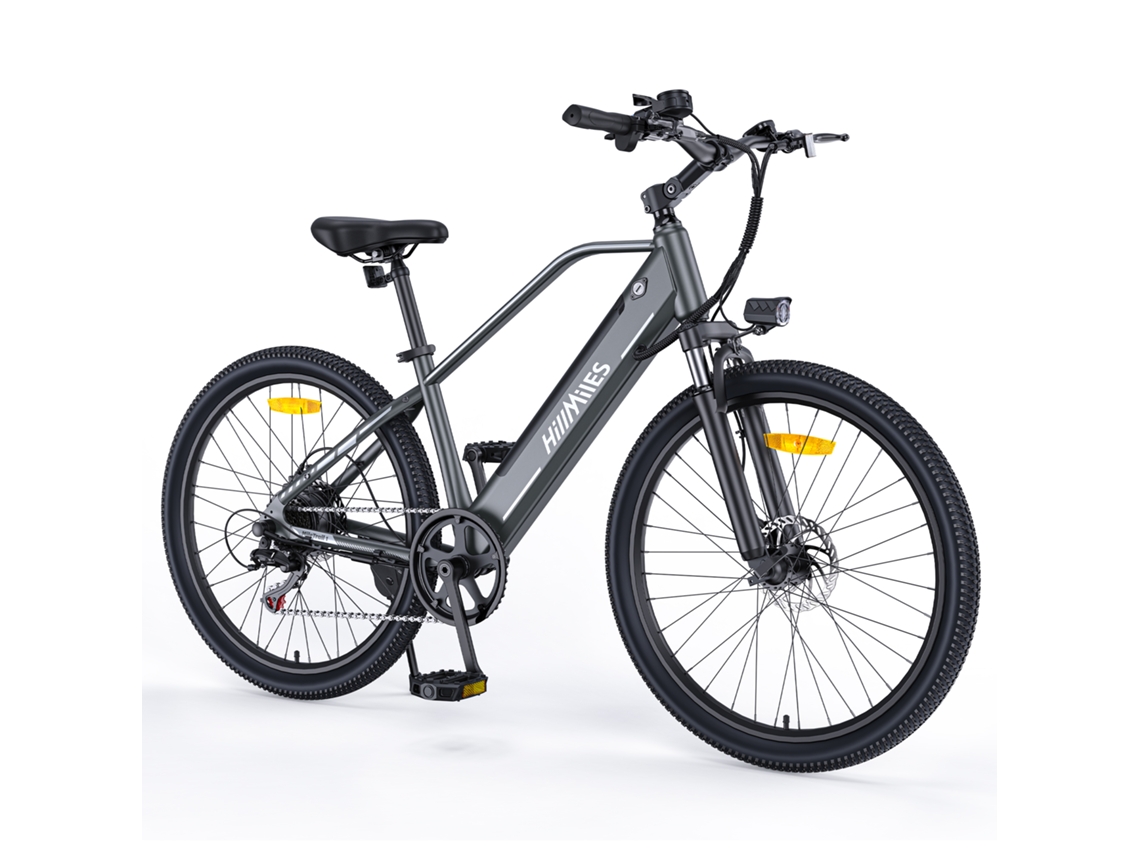 Bicicleta Eléctrica Hillmiles Miletrail 1 Para Adultos, 26 Pulgadas, Motor De 250 W, Batería De 36 V Y 13 Ah.
