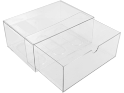 Besportble Organizador De Cajones Transparente De Pet Healeved Y Cajón 23,50 X 16,50 X 10,00 Cm Pulgadas -d...